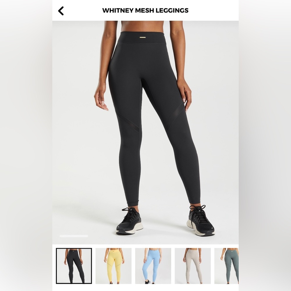 Whitney Mesh Legging Black - SMALL